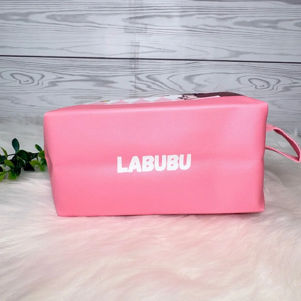 Pink Labubu Large Cosmetic‎ Bag